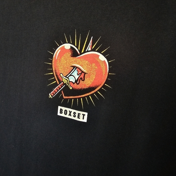 Boxset Mens Black Tee Shirt Large Bless Your Heart Graphic Cherub Angel Biker‎ - Picture 6 of 11